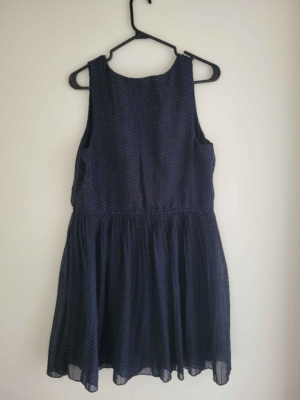 Navy Polka Dot Dress | Atmosphere Brand | Size 14 UK | Fun Summer Dress